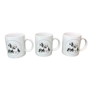 Cuebba Designs Mugs Sheepdogs Set of 3